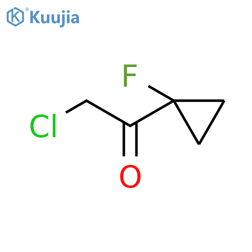 2-Chloro-1-(1-fluorocyclopropyl)ethanone structure