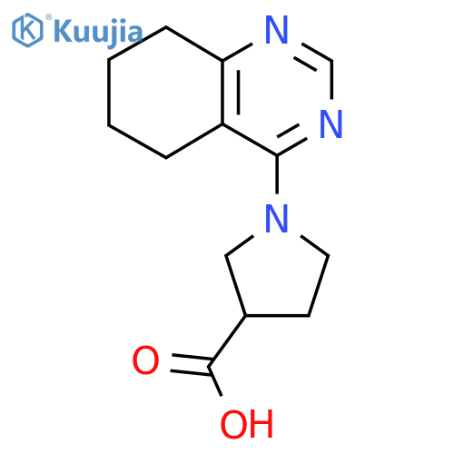 1-(5,6,7,8-Tetrahydroquinazolin-4-yl)pyrrolidine-3-carboxylic acid structure