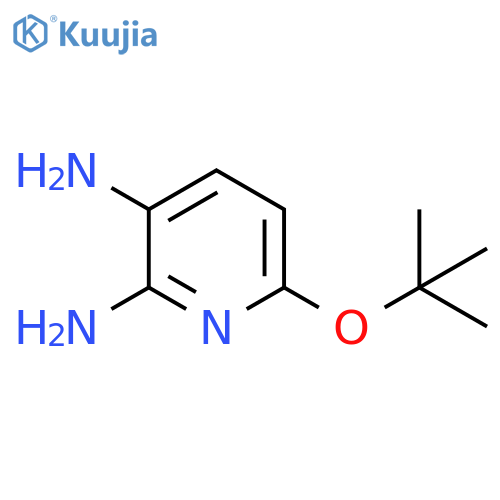 6-(tert-butoxy)pyridine-2,3-diamine structure