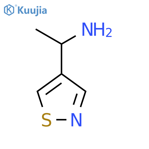 1-(1,2-Thiazol-4-yl)ethan-1-amine structure