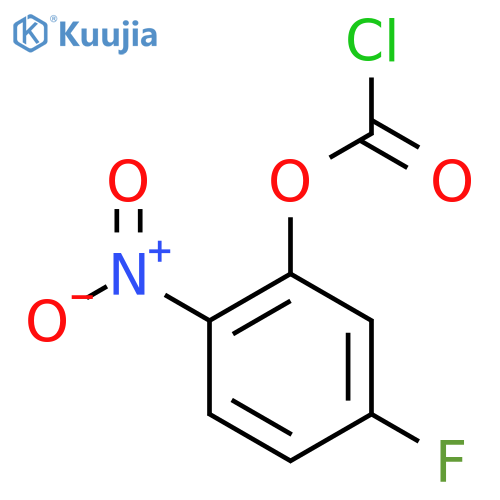 5-fluoro-2-nitrophenyl chloroformate structure