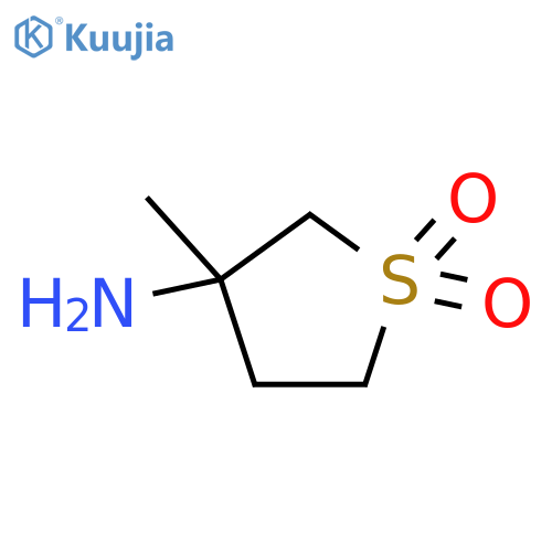 (3-Methyl-1,1-dioxidotetrahydro-3-thienyl)amine structure