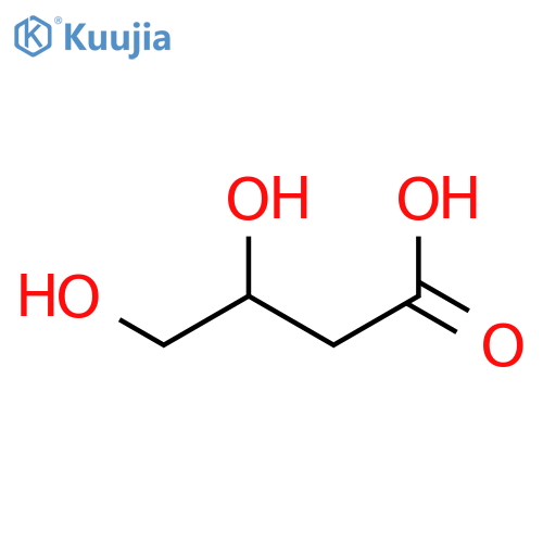 Butanoic acid,3,4-dihydroxy- structure