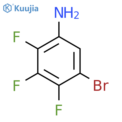 5-Bromo-2,3,4-trifluoroaniline structure