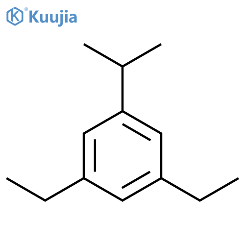Benzene, 1,3-diethyl-5-(1-methylethyl)- structure