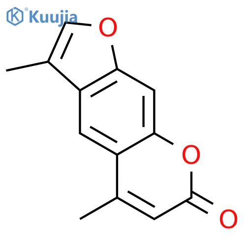 7H-Furo[3,2-g][1]benzopyran-7-one,3,5-dimethyl- structure