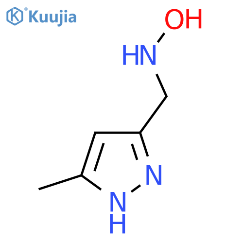 N-(5-methyl-1H-pyrazol-3-yl)methylhydroxylamine structure
