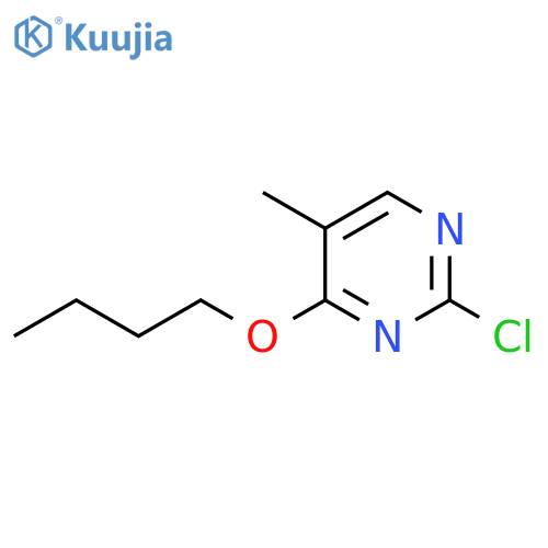 4-butoxy-2-chloro-5-methylpyrimidine structure