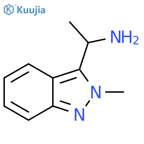 1-(2-methyl-2H-indazol-3-yl)ethan-1-amine structure