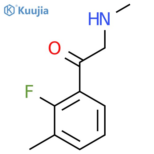 1-(2-fluoro-3-methylphenyl)-2-(methylamino)ethan-1-one structure