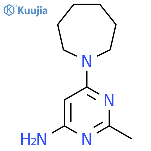 6-(Azepan-1-yl)-2-methylpyrimidin-4-amine structure