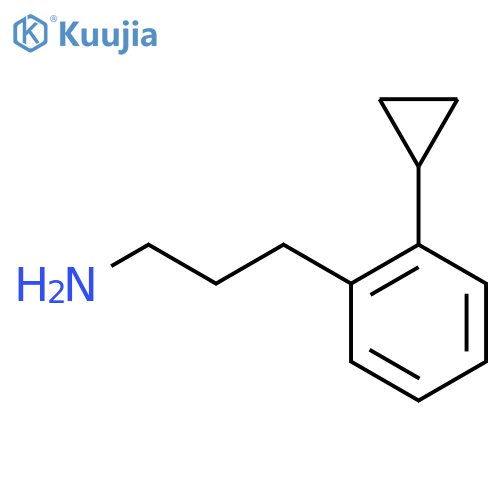 3-(2-cyclopropylphenyl)propan-1-amine structure