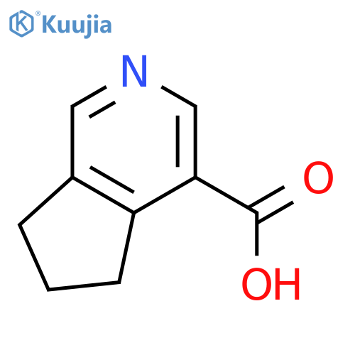 5H,6H,7H-cyclopenta[c]pyridine-4-carboxylic acid structure