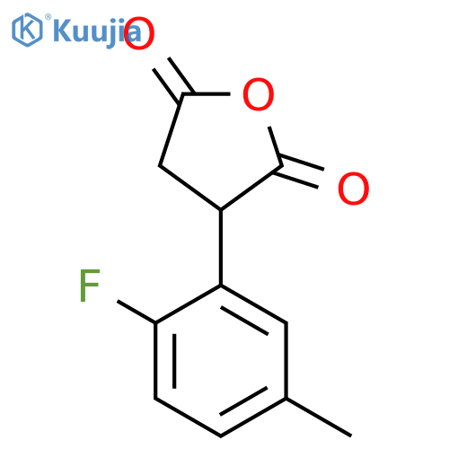 3-(2-Fluoro-5-methylphenyl)oxolane-2,5-dione structure