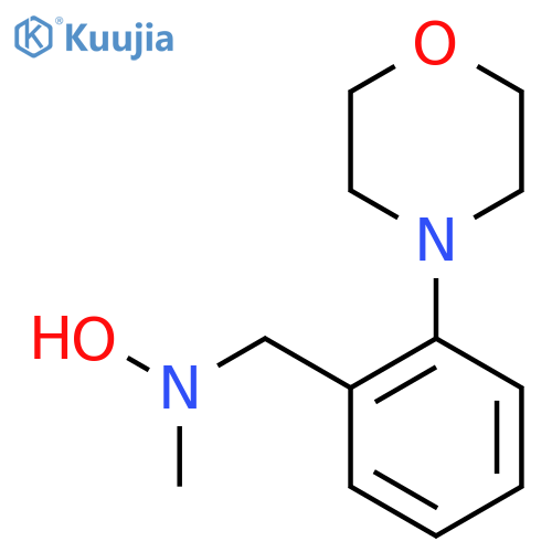 N-methyl-N-{2-(morpholin-4-yl)phenylmethyl}hydroxylamine structure