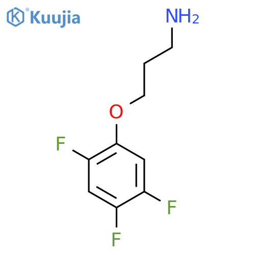 3-(2,4,5-trifluorophenoxy)propan-1-amine structure