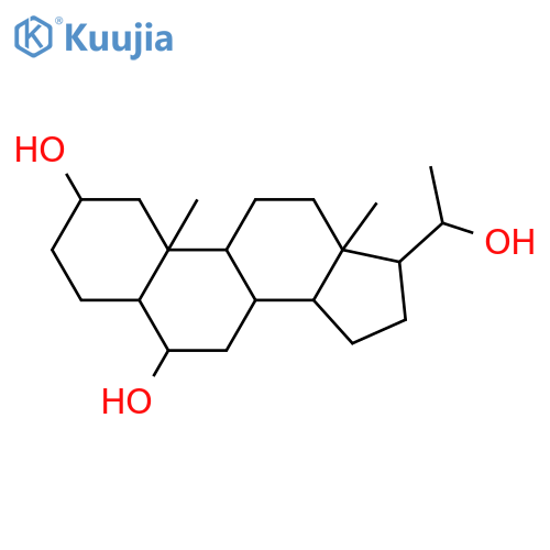 Pregnane-2,6,20-triol; (2α,5β,6α,20S)-form structure