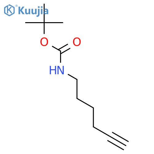 tert-butyl N-hex-5-ynylcarbamate structure