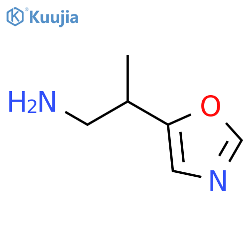 2-(1,3-oxazol-5-yl)propan-1-amine structure