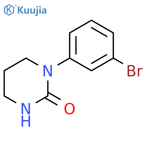 1-(3-bromophenyl)-1,3-diazinan-2-one structure