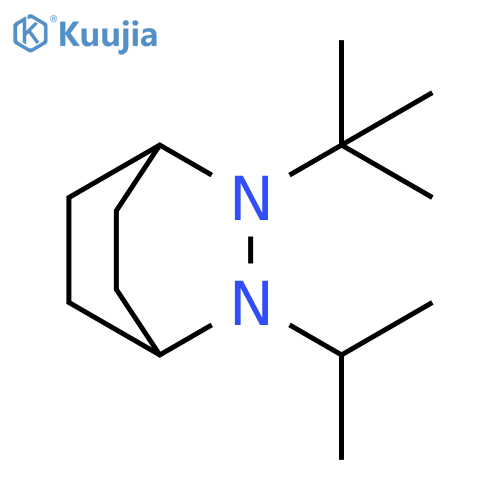 2,3-Diazabicyclo[2.2.2]octane, 2-(1,1-dimethylethyl)-3-(1-methylethyl)- structure