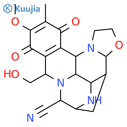 4,6-Methano-5H-benz[h]oxazolo[3,2-a]pyrazino[3,2,1-de][1,5]naphthyridine-7-carbonitrile,1,2,3a,4,4a,6,7,9,10,13,13b,13c-dodecahydro-9-(hydroxymethyl)-11-methoxy-12-methyl-10,13-dioxo-,(3aS,4R,4aS,6R,7S,9S,13bS,13cS)- (9CI) structure