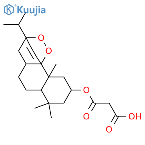 9,13-Epidioxy-11-abieten-2-ol; (2α,9β,13β)-form, Malonyl ester structure