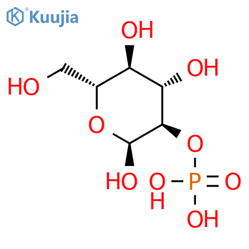 a-D-Glucopyranose, 6-(dihydrogenphosphate) structure