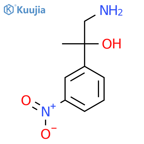 1-amino-2-(3-nitrophenyl)propan-2-ol structure
