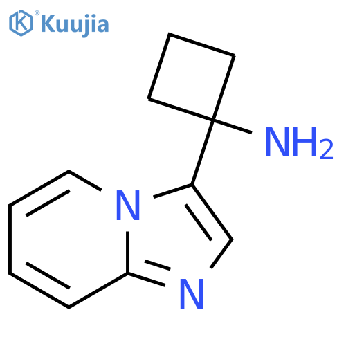 1-{imidazo1,2-apyridin-3-yl}cyclobutan-1-amine structure