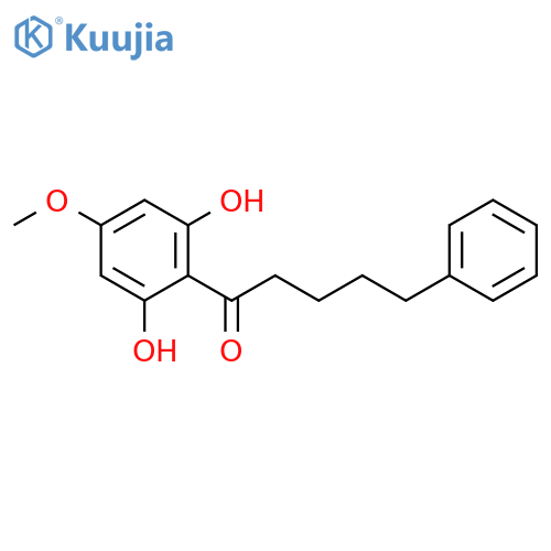 1-Pentanone,1-(2,6-dihydroxy-4-methoxyphenyl)-5-phenyl- structure