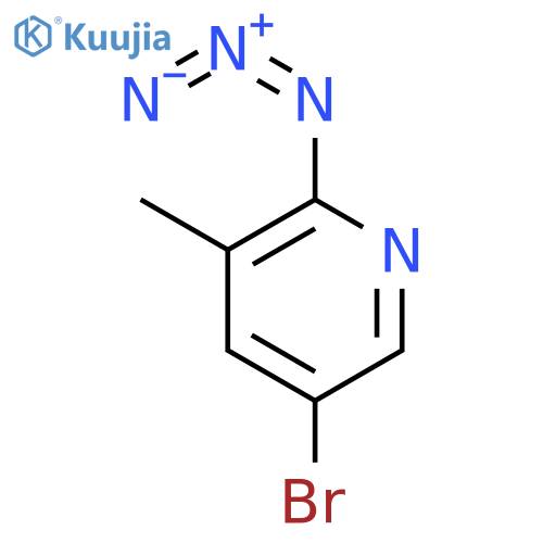 2-azido-5-bromo-3-methylpyridine structure