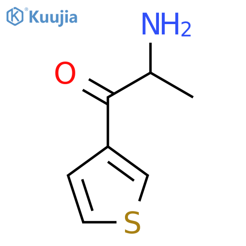 2-Amino-1-(thiophen-3-yl)propan-1-one structure