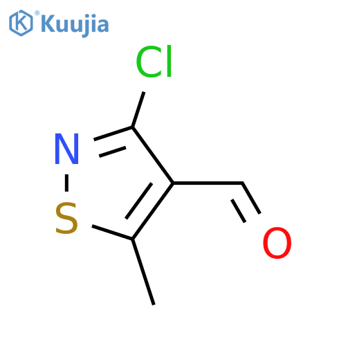 4-Isothiazolecarboxaldehyde, 3-chloro-5-methyl- structure