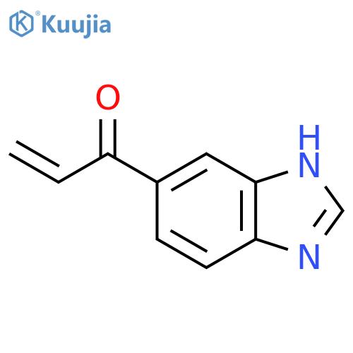 1-(1H-1,3-benzodiazol-5-yl)prop-2-en-1-one structure
