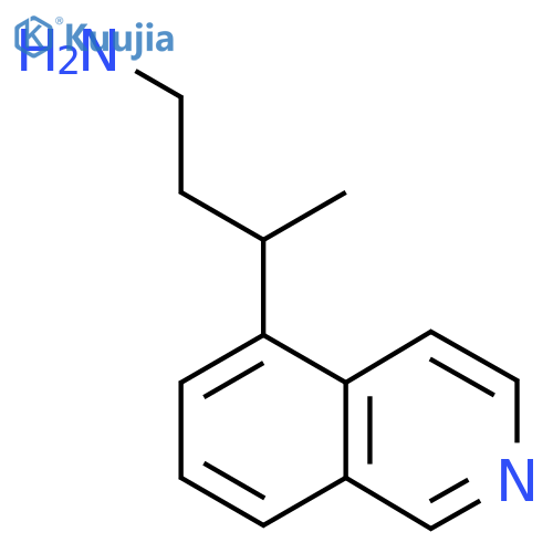 3-(isoquinolin-5-yl)butan-1-amine structure