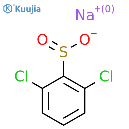 Sodium 2,6-dichlorobenzene-1-sulfinate structure