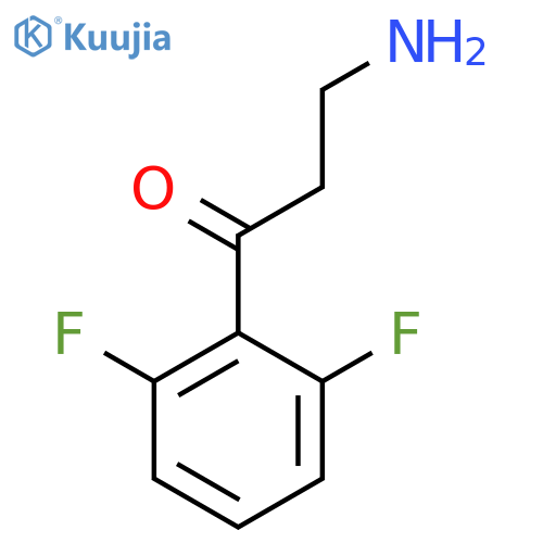 3-amino-1-(2,6-difluorophenyl)propan-1-one structure