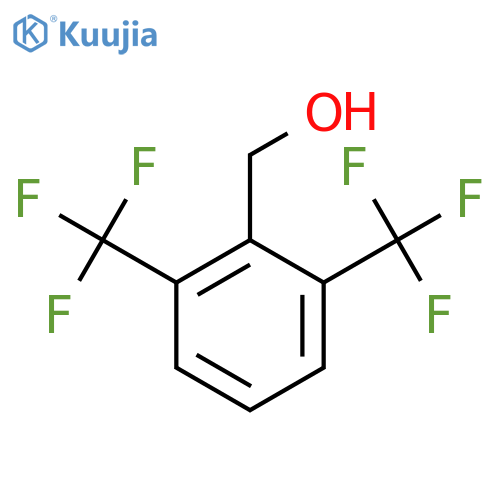 Benzenemethanol, 2,6-bis(trifluoromethyl)- structure