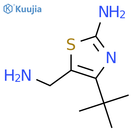 5-Thiazolemethanamine, 2-amino-4-(1,1-dimethylethyl)- structure