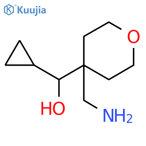 2H-Pyran-4-methanol, 4-(aminomethyl)-α-cyclopropyltetrahydro- structure