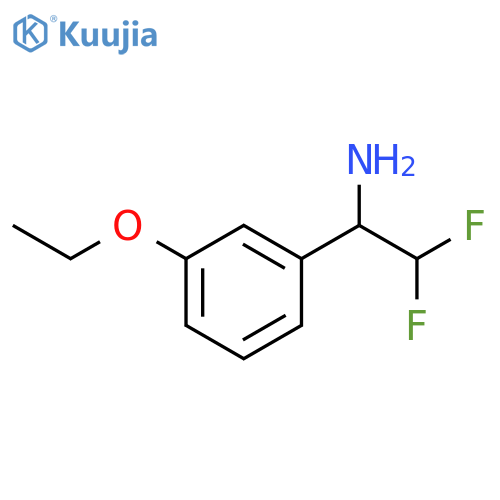 1-(3-ethoxyphenyl)-2,2-difluoroethan-1-amine structure