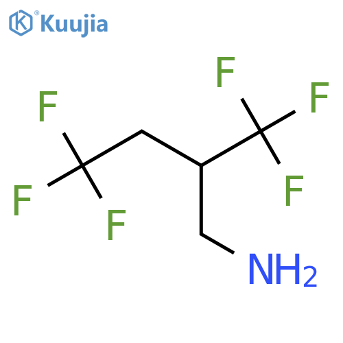 2-(aminomethyl)-1,1,1,4,4,4-hexafluorobutane structure