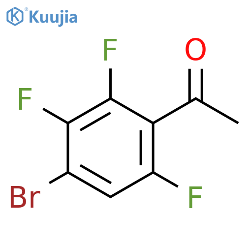 1-(4-Bromo-2,3,6-trifluorophenyl)ethan-1-one structure