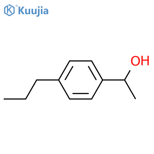 1-(4-propylphenyl)ethan-1-ol structure