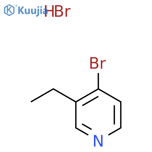 4-Bromo-3-ethylpyridine hydrobromide structure