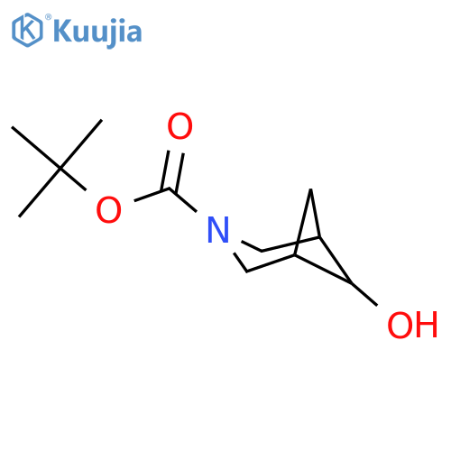 tert-Butyl 6-hydroxy-3-azabicyclo[3.1.1]heptane-3-carboxylate structure
