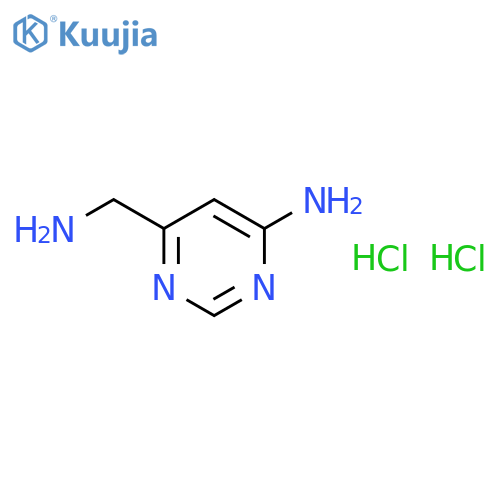 6-(Aminomethyl)pyrimidin-4-amine dihydrochloride structure