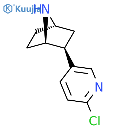 7-Azabicyclo[2.2.1]heptane, 2-(6-chloro-3-pyridinyl)-, (1R,2S,4S)-rel- structure