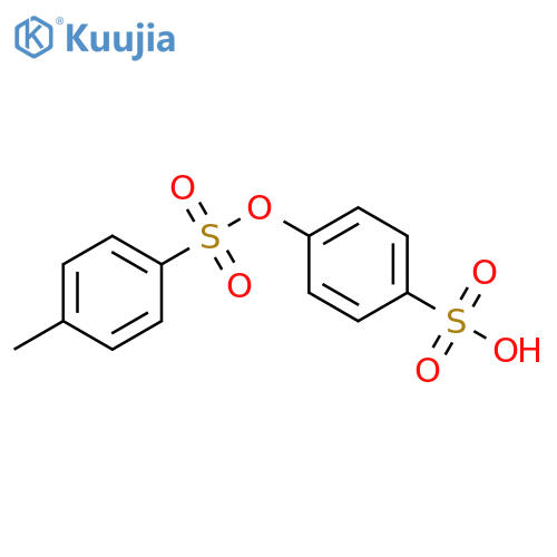 Benzenesulfonic acid, 4-[[(4-methylphenyl)sulfonyl]oxy]- structure